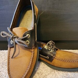 Sperry Men's Tan and Brown Boat Shoes